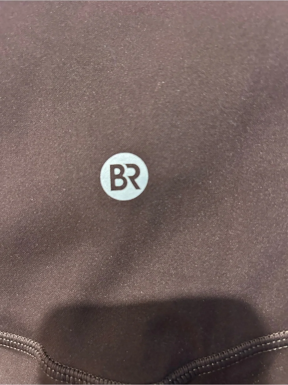 BR Women’s Medium Chocolate Brown High Rise Workout Leggings